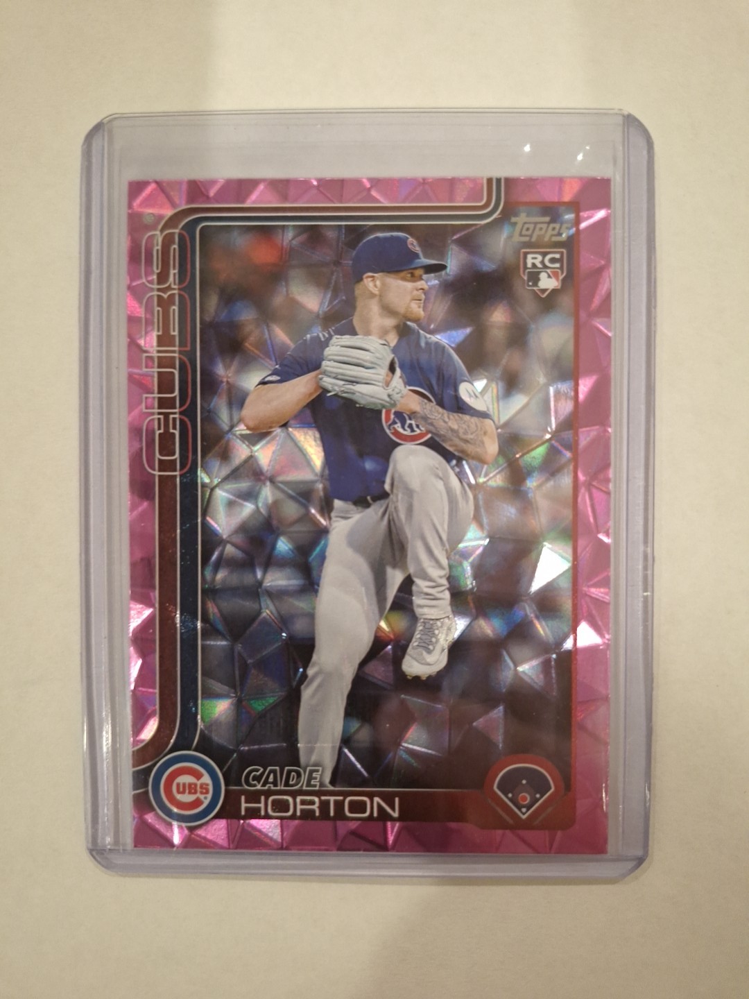 2025 Topps Update Series - Cade Horton #US140 Pink Diamante Foil (RC)