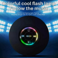 Waterproof Bluetooth Wireless Shower Speaker Bathroom Speaker LED Light  ///