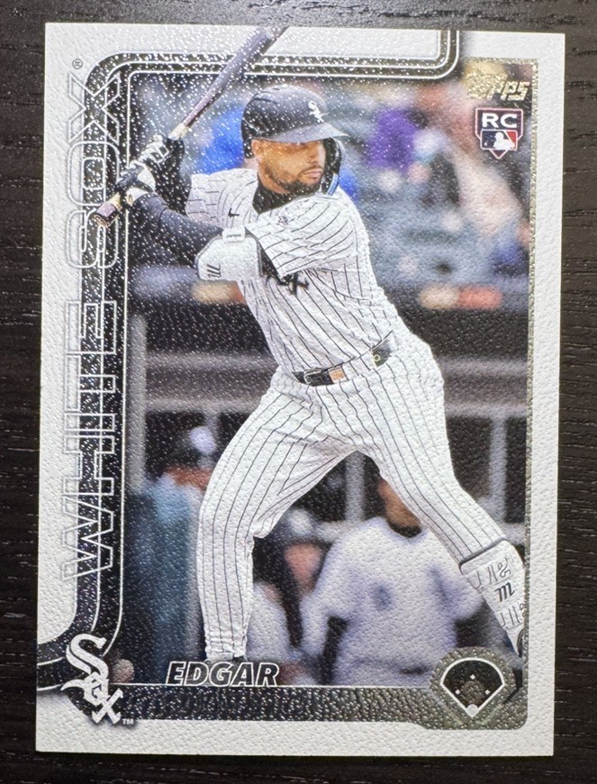 2025 Topps Update Baseball #US145 Edgar Quero  White Sox Rookie /50 Canvas
