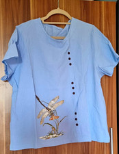 Damen Basic Shirt XL Baumwolle/Polyester Rund...