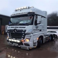 Dach Spot Lichtleiste + LED FüR Mercedes Atego Vorne Lampe Edelstahl Lastwagen