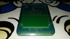 SONY PlayStation OEM 8MB Light Blue Memory Card Official PlayStation Product