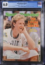 CGC 6.0 Sports Illustrated March 3, 1986 Larry Bird The Living Legend!