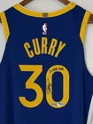 Stephen Curry "2x NBA MVP" Signed Warriors Nike ADV Authentic Jersey USASM & BAS