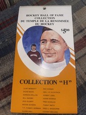 1983 HOCKEY HALL OF FAME COLLECTION H NHL POSTCARD SET CLINT BENEDICT AHL OHA