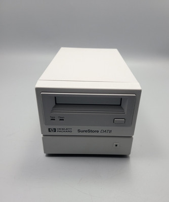 HP SureStore DDS2 DAT8 8e 4/8GB External Tape Drive C1529G C1529-60013 SCSI-2