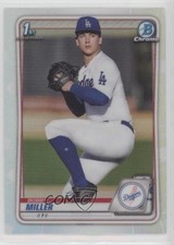 2020 Bowman Draft Chrome Refractor Bobby Miller #BD-38 02d2