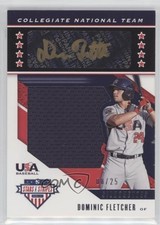 2019 Panini USA Baseball Stars & Stripes /25 Dominic Fletcher #USA-HN Auto tj1