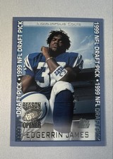 1999 Topps - 1999 NFL Draft Pick Edgerrin James #339 (RC)