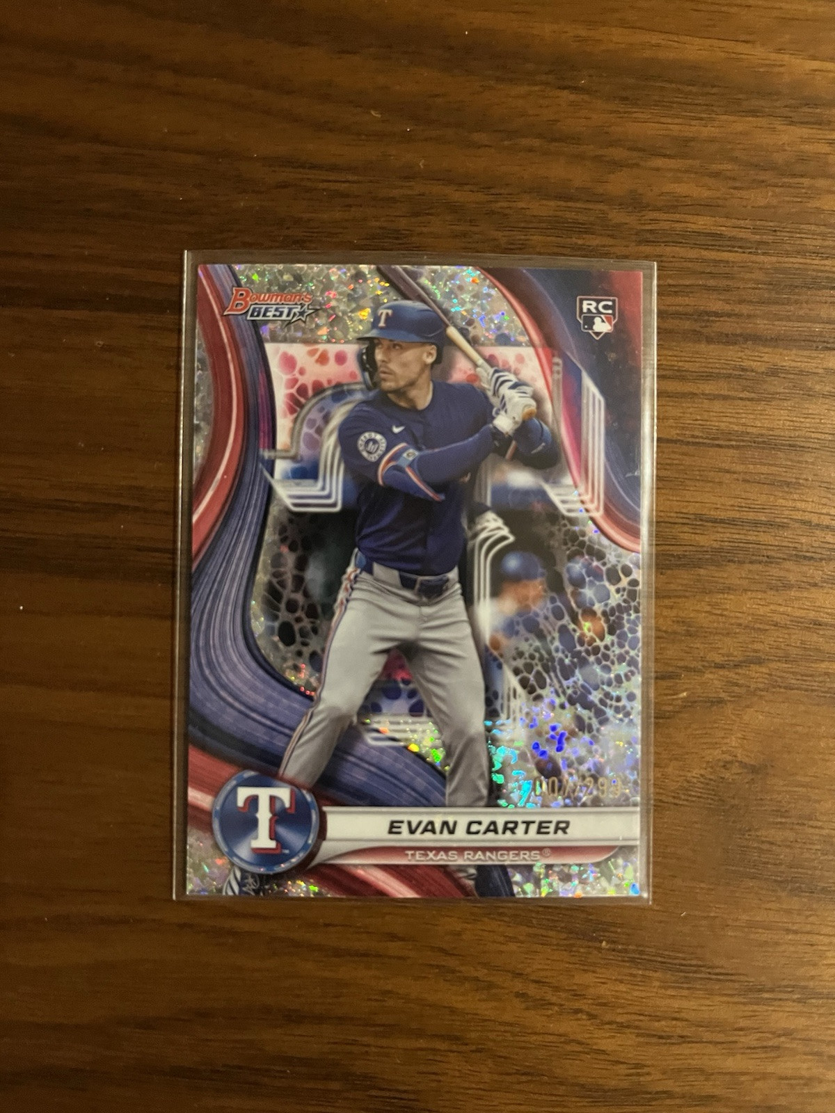 EVAN CARTER - mini diamond refractor - 2024 Bowmans Best Rookie /299 #66