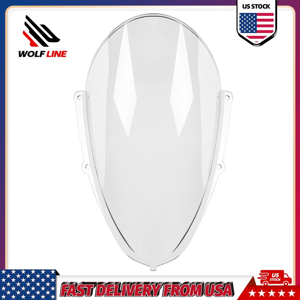 WOLFLINE Windshield Spoiler for Aprilia RSV4 1100 2021-2024 Deflector Windscreen - Imagem 2 de 4