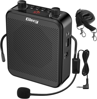 Giecy G300 30 W Tragbarer Sprachverstärker UHF Headset Mikrofon Bluetooth PA Lautsprecher