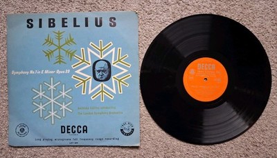 Sibelius Symphony No. 1 in E Minor Opus 39 Anthony Collins Decca LXT 2694