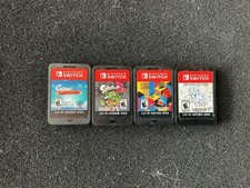 Lot of 4 Nintendo Switch Games Splatoon 2, Labo, Scribblenaughts, Just Dance2019