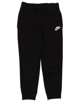 NIKE Mädchen Trainingshose Jogginghose 8-9 Jahre Small schwarz Polyester DE30
