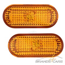 ATEC 2x BLINKER KOTFLÜGEL OVAL GELB LINKS RECHTS FÜR VW PASSAT 3B 3BG BJ 96-03