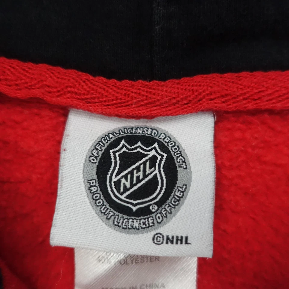 Chicago Blackhawks Sudadera con Capucha Para Hombres Extra Grande Con Cordones NHL Oficial Polar Caballeros Foto 4 de 4