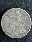 1874- S United States TRADE DOLLAR silver type COIN High Grade NO CHOP MARKS