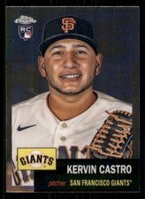 Kervin Castro 2022 Topps Chrome Platinum Anni #477 RC San Francisco Giants