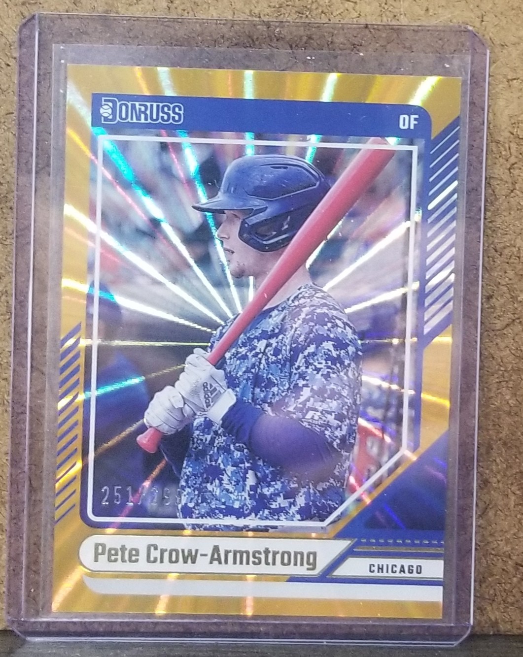 2024 Donruss Pete Crow Armstrong Orange Laser 251/299