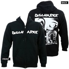 DISCHARGE Band Hear Nothing Album Cover Zipup HOODIE Size S-3XL BL1932