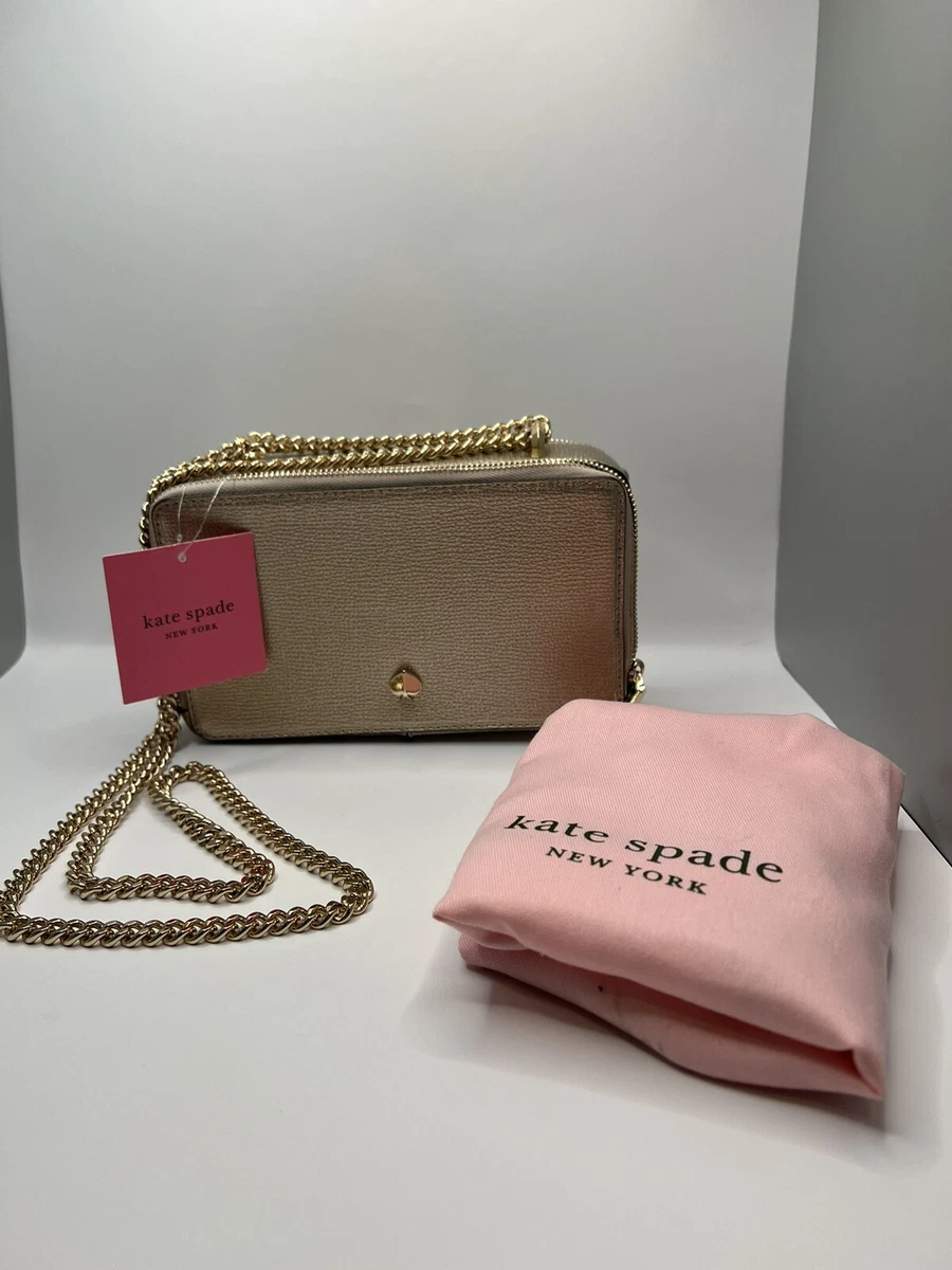 Kate Spade Mikey Burgess Glitter Court Card Purse Pwru6545b In Rosegold -  Excel Clothing