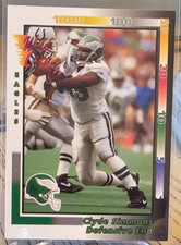 1992 Wild Card Clyde Simmons #13 Eagles