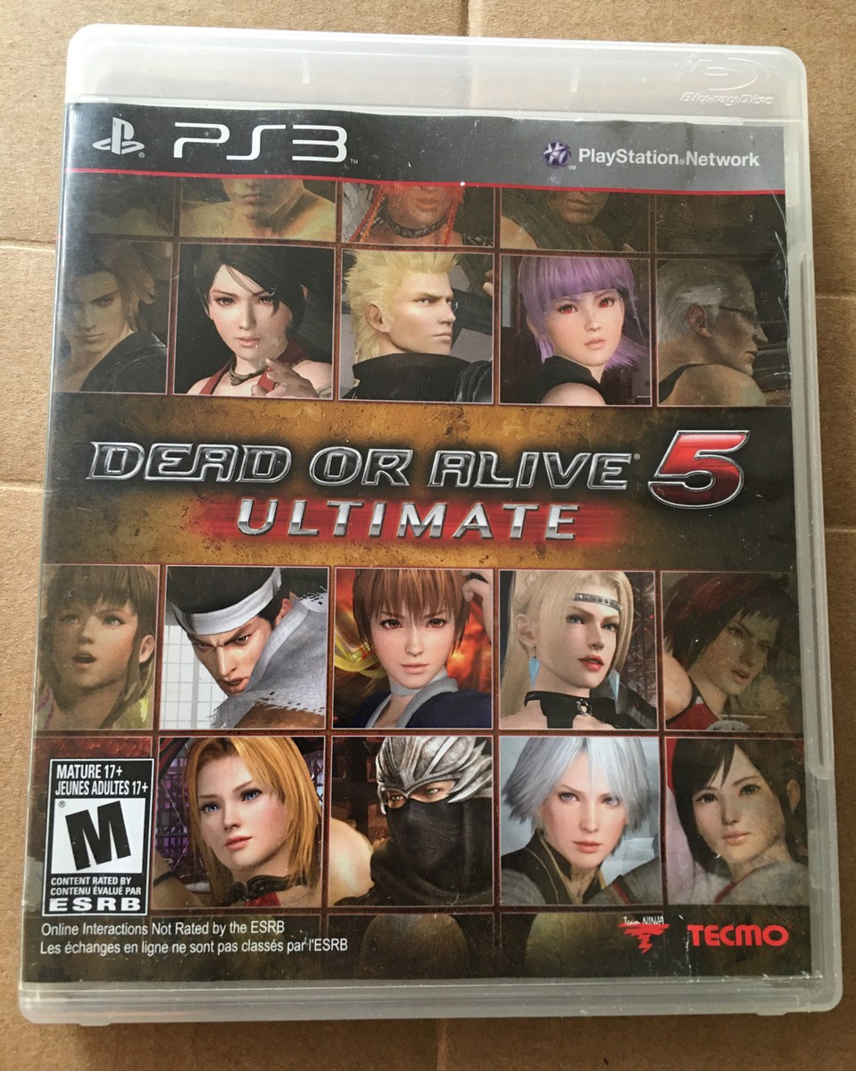 Dead or Alive 5: Ultimate (Sony PlayStation 3, 2013) PS3