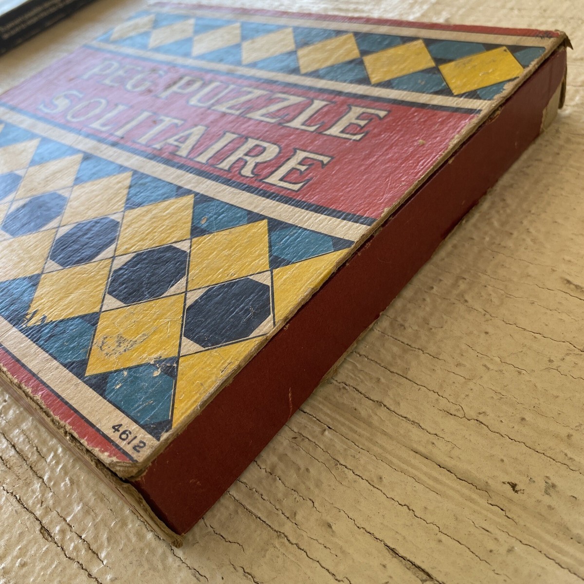 VINTAGE Peg Puzzle Solitaire- Milton Bradley Springfield