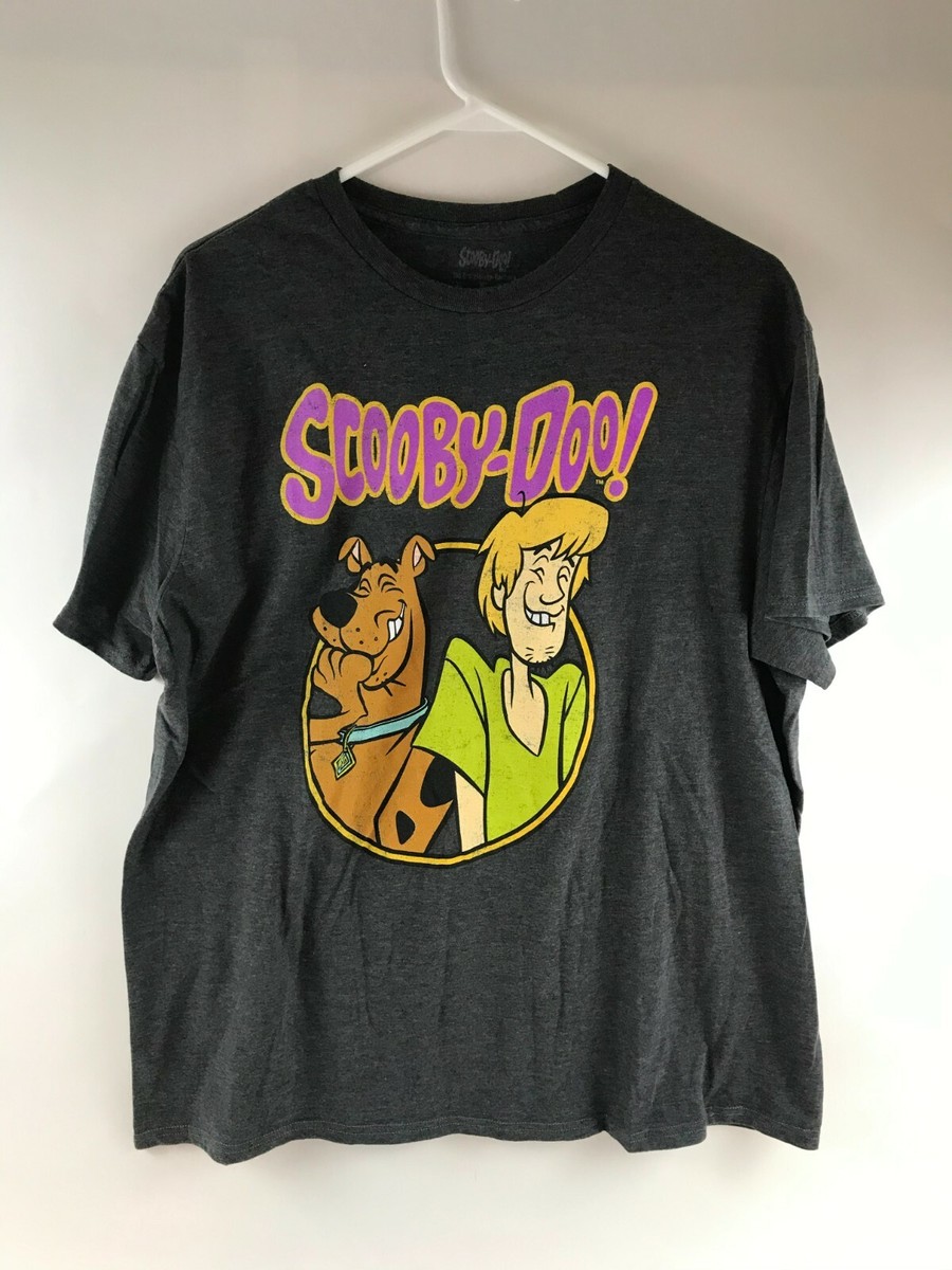 Scooby Doo T- Shirt Men's Size XL Gray Scooby and Shaggy Print