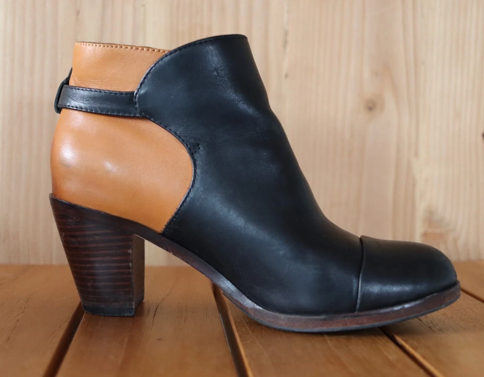 Bota Samantha Pleet para Wolverine 1000 Millas Bonny Baja Negra Tostada Talla 7M Foto 4 de 4