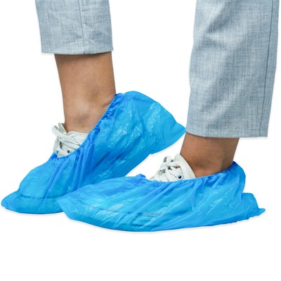 50 - 2000x Einweg Überziehschuhe CPE Überschuhe ARNOMED Plastik Schuhüberzieher