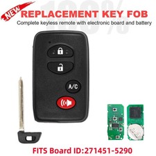 For Toyota Prius 2010 2011 2012 2013 2014 2015 Smart Remote Key Fob 271451-5290