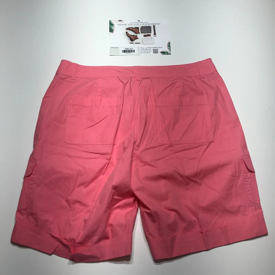 Pantalones Cortos Chadwicks Mujer Talla 12 Ligeros Puños Carga Rosa Ajuste Cómodo Foto 2 de 4