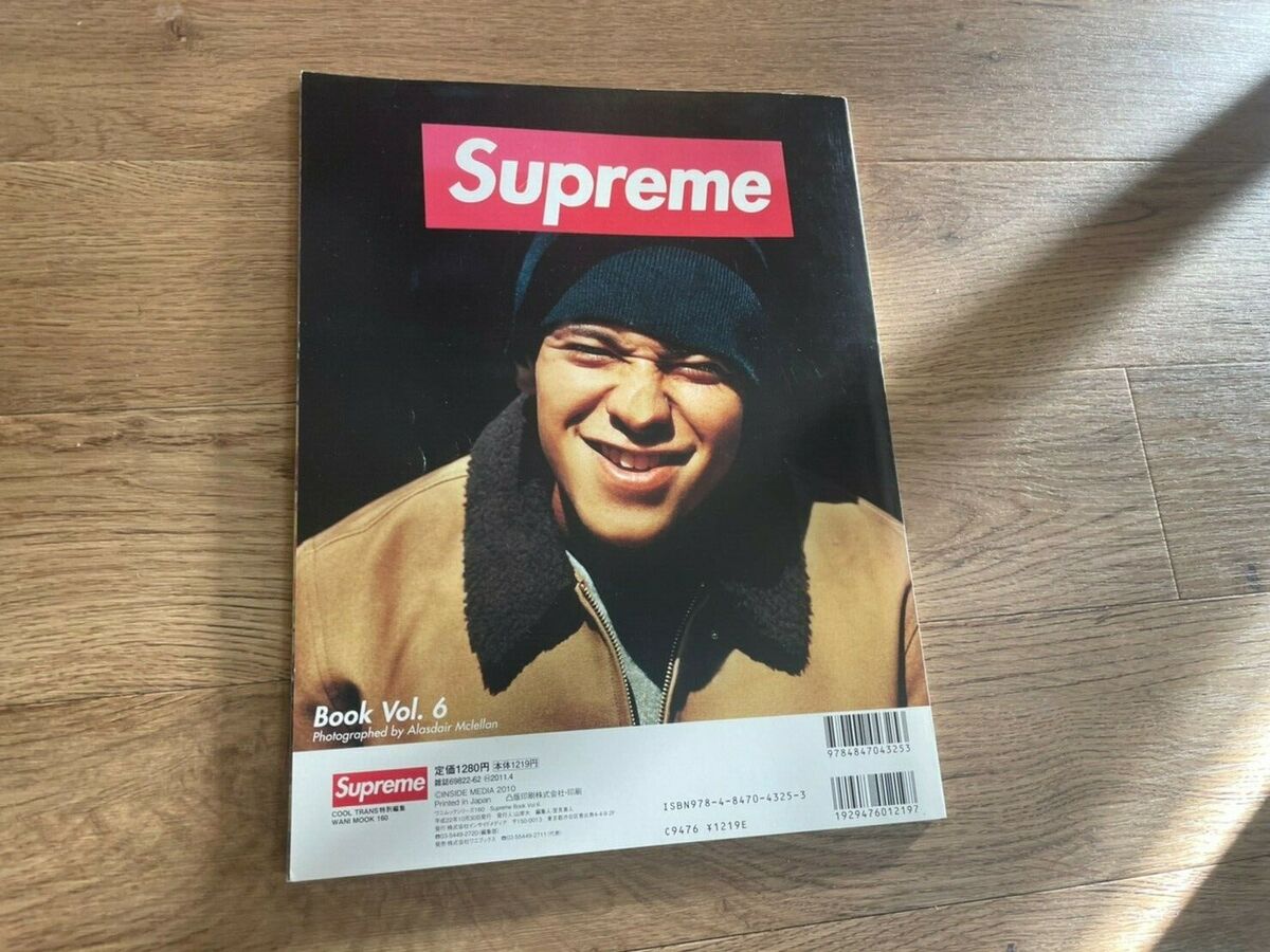 RARE Supreme Mook Vol.6 Book magazine Japan with All Sticker
