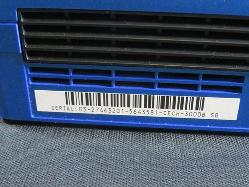 PS3 splash blue console 320gb Playstation SONY games video game Japan cech-3000b - Picture 11 of 24