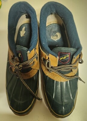 Vintage Sporto Thermolite Duck Boots Rain Winter Snow Shoes Booties Women s 9
