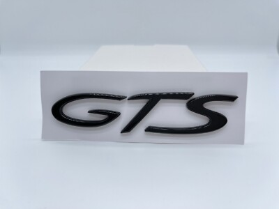 GTS black emblem logo fits 911 997 996 987 986 Cayenne Turbo GTS Macan ...