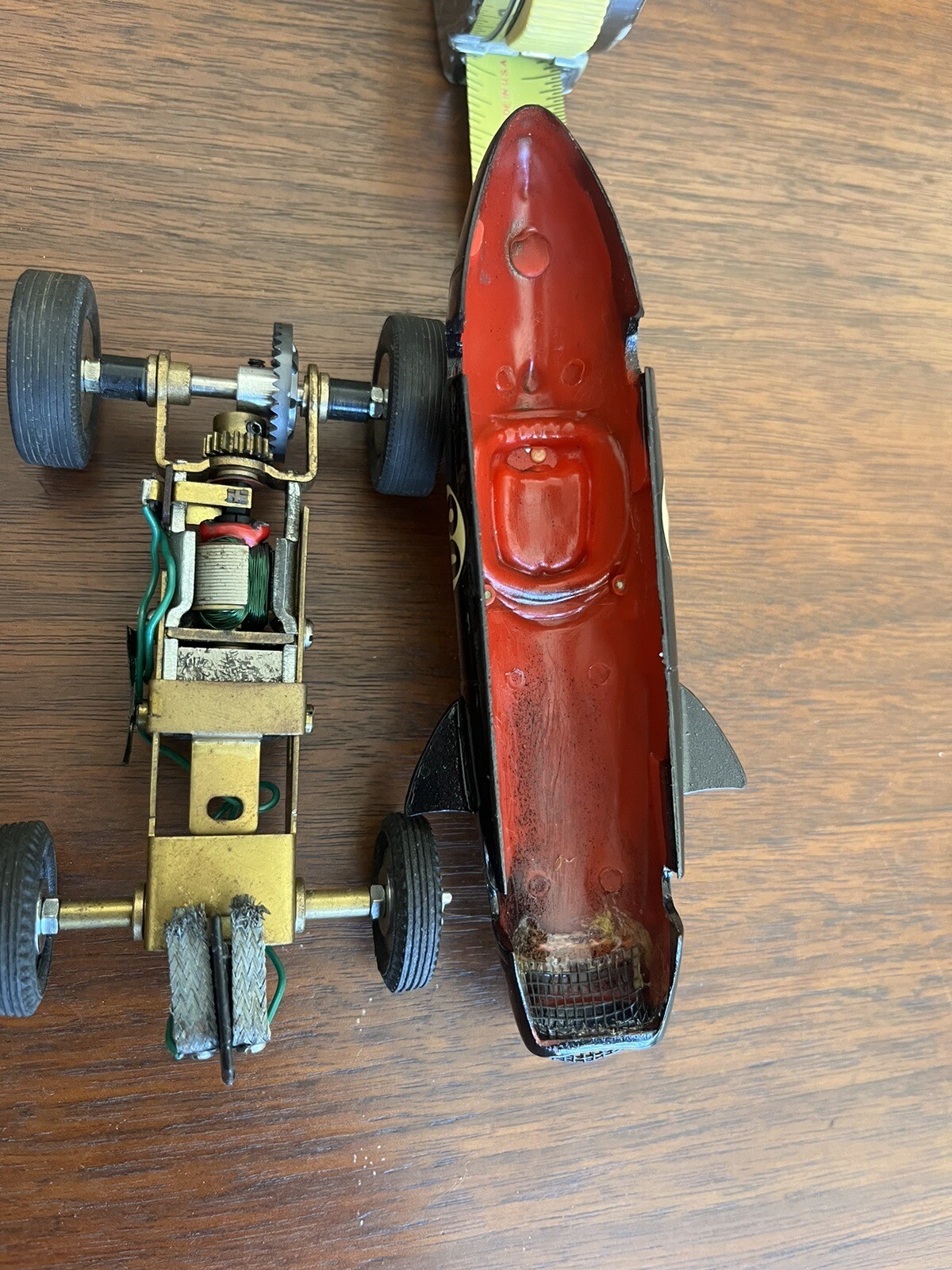 Vintage 1960’s 1/24 Scale Cox /Monogram Slot Car Brass Chassis eBay