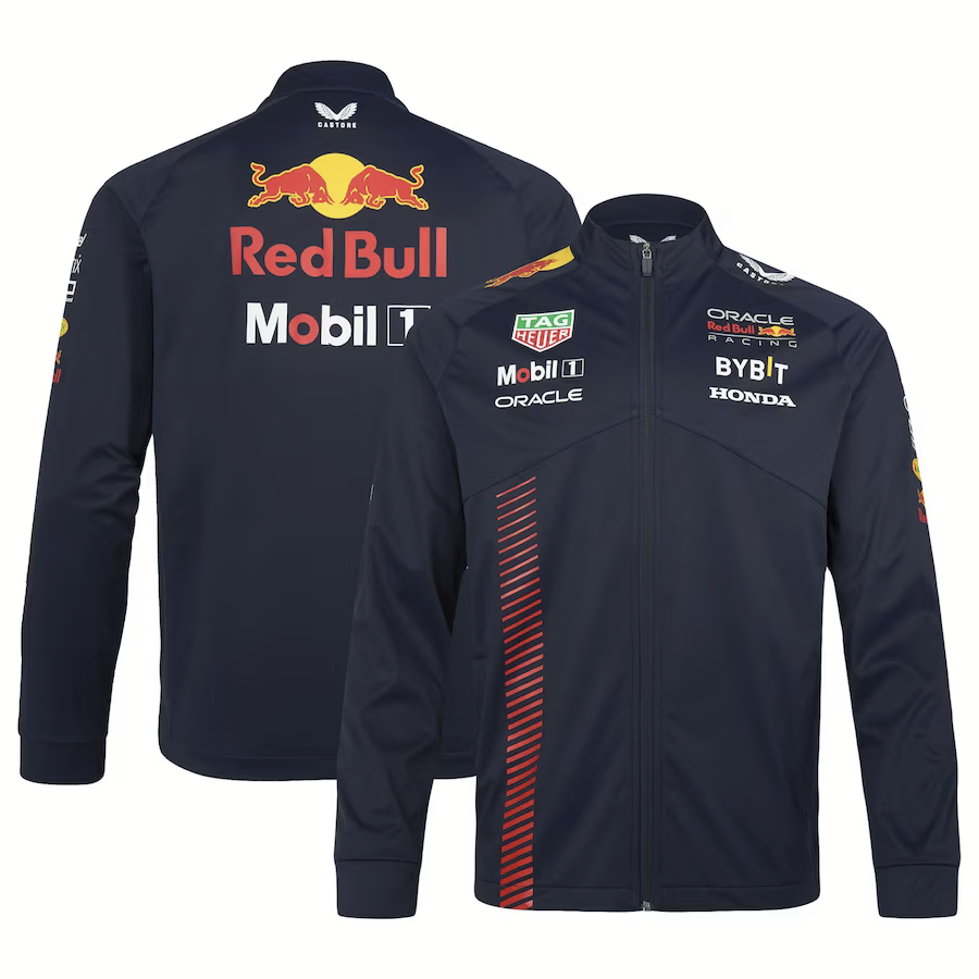 2023 F1 Red Bull Racing プルオーバーフーディXL Castore Red Bull Racing F1 Men's 2023 Team Full Zip Hooded