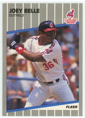 Joey Belle 1989 Fleer Update #U-25 Cleveland Indians