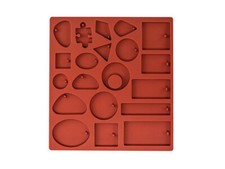 Schmuck Silikonform hitzebeständig z. B. f. Schmelzgranulat Beton Resin 53241