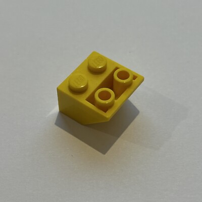 1x 3660 LEGO  Slope, Inverted 45 2 x 2 with Flat Bottom Pin, yellow,  366024