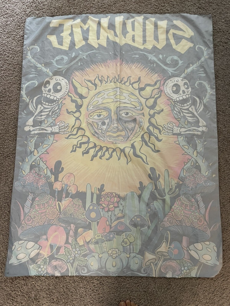 Sublime Poster 35x46 Inches Cloth Fabric Magic Mushrooms