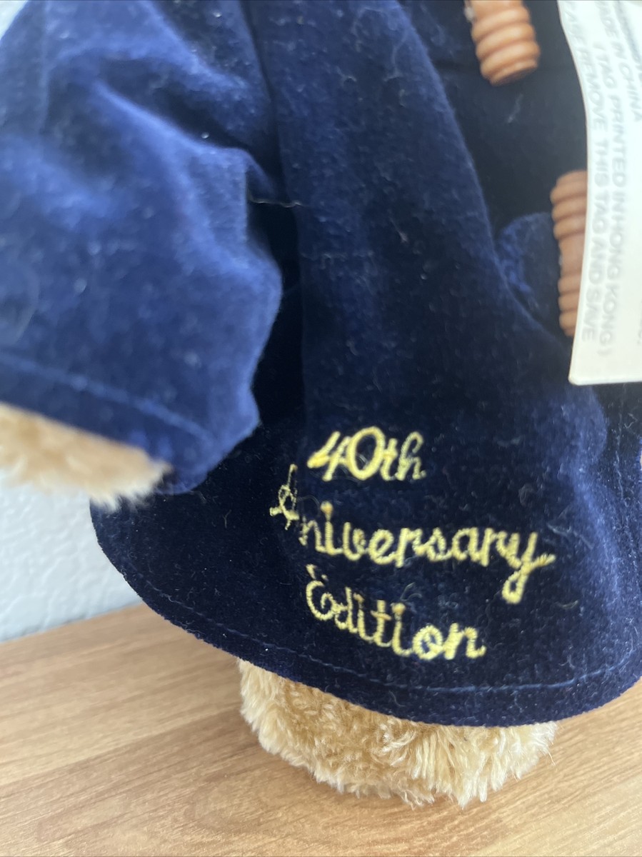 Vintage Paddington Bear 40th Anniversary hobby toy Plush eden
