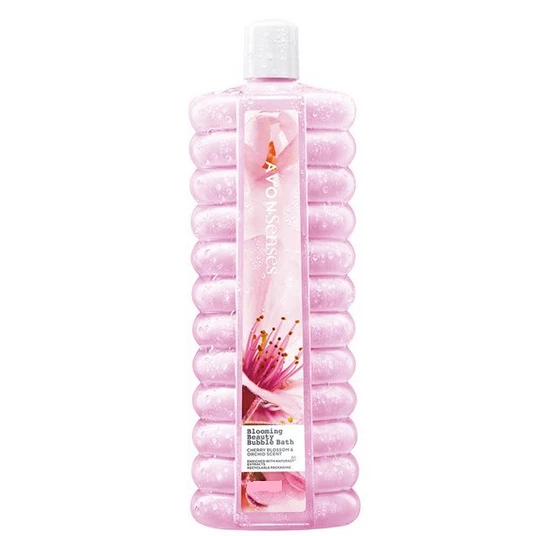 Avon Senses BLOOMING BEAUTY Schaumbad 500ml Kirschblüte & Orchidee Neu