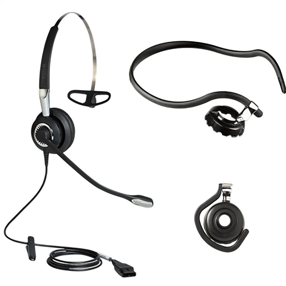 New Jabra 2400 II USB Mono CC Headset Black Noise-Canceling Mic On-Ear Comfort - Image 3 of 4