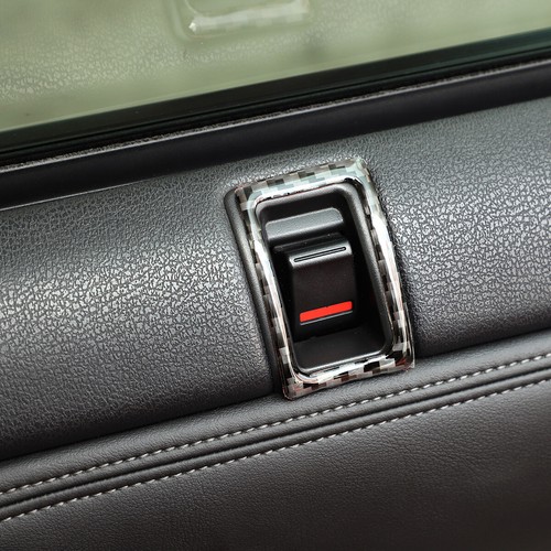 For Nissan GTR R35 2008-2016 Door Lock Pin Decorative Frame Carbon Fiber - Picture 7 of 23
