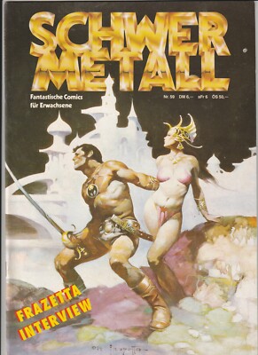   SCHWERMETALL #59, Alpha 1984 COMICHEFT TOP Z1 *Fantasy *Erotik *Sci-Fi
