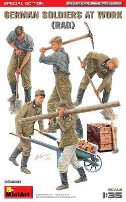 Miniart 1/35 German Soldiers at Work (RAD) Special Edition